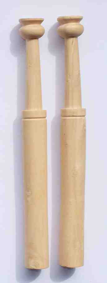Paar Spanische Klppel ca 12 cm lang