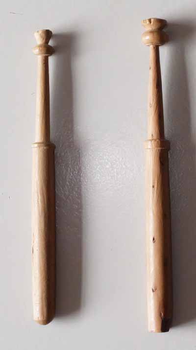 Paar spanische Klppel ca 10- 11 cm lang
