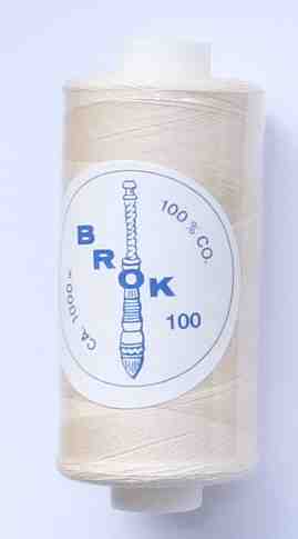 gyptische Baumwolle Brok 100 ecru 1000 Meter