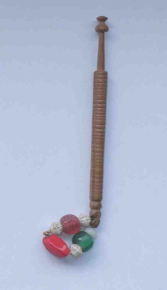 Midlandklppel mit Perlenring ca 9 cm lang