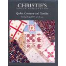 Christies`s Ausstellungskatalog "Quilts, Costume and Textiles"