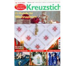 Kreuzstich fr Weihnachten Creatives Sticken 11/12 2001