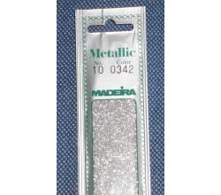 Madeira Metallic Nr. 10 Color 0342 Silber