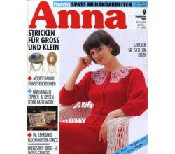 Anna 1989 September Kurs: Flechtmuster-Strick