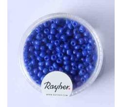 Rocailles 2,6 mm 17 gramm blau opak - Rayher