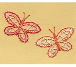 Klppelbrief Schmetterling von Angela Brausmann